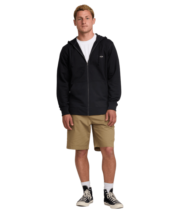 Billabong All Day Zip Sweatshirt-Black