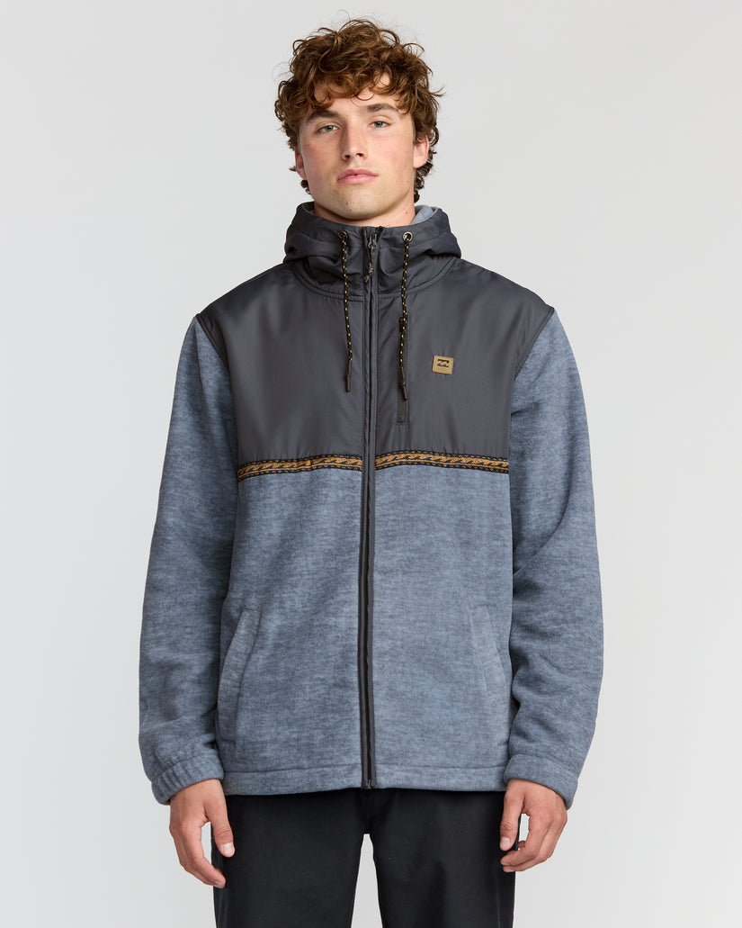 Billabong Boundary Lite Zip Sweatshirt-Steel Blue
