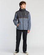 Billabong Boundary Lite Zip Sweatshirt-Steel Blue