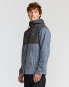 Billabong Boundary Lite Zip Sweatshirt-Steel Blue