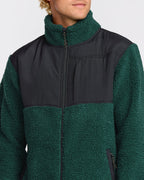 Billabong Boundary Summit Zip Sweatshirt-Pine