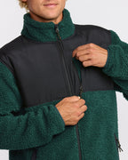 Billabong Boundary Summit Zip Sweatshirt-Pine