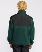 Billabong Boundary Summit Zip Sweatshirt-Pine