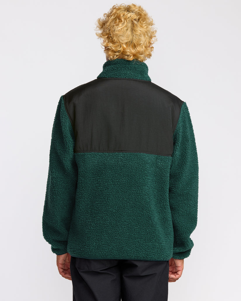 Billabong Boundary Summit Zip Sweatshirt-Pine