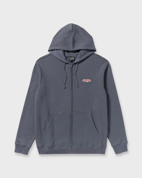 Billabong Bad Dog Zip Sweatshirt-Midnight Blue