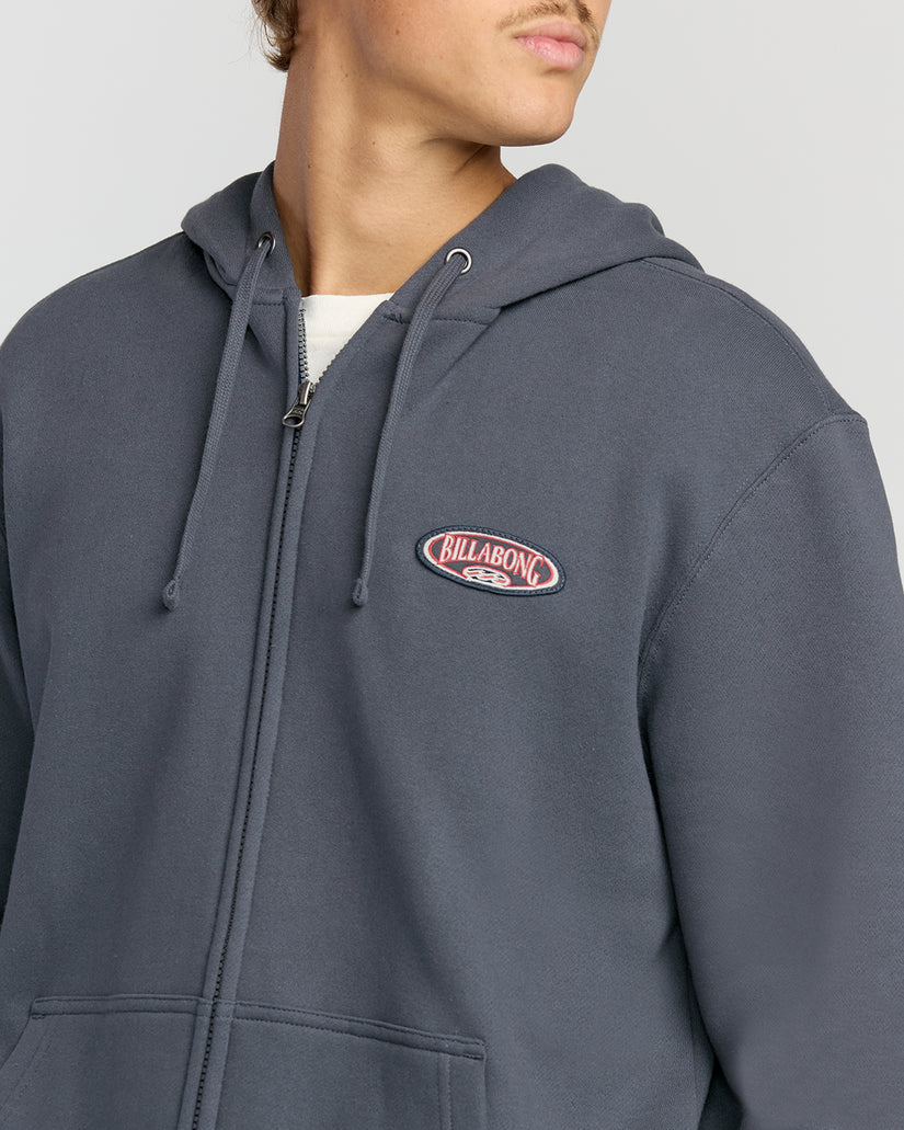 Billabong Bad Dog Zip Sweatshirt-Midnight Blue