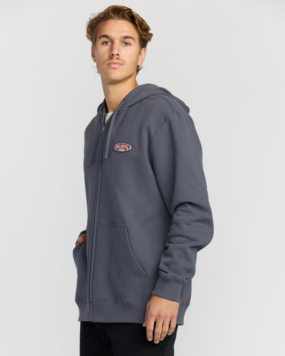 Billabong Bad Dog Zip Sweatshirt-Midnight Blue