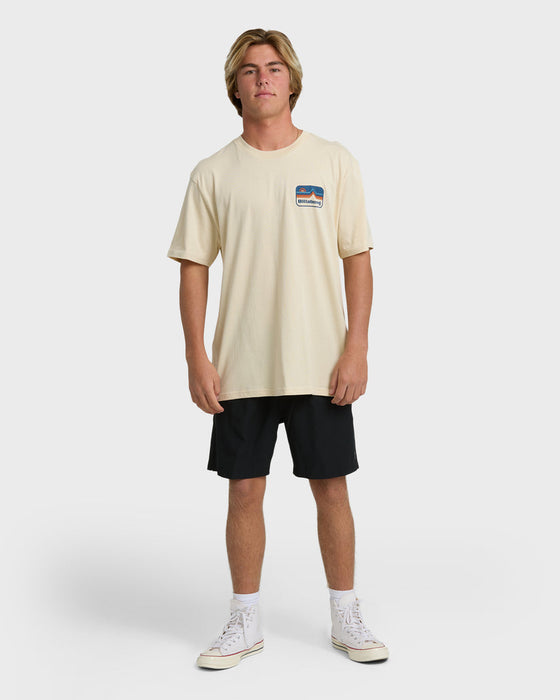 Billabong Range Adiv Premium Tee-Oatmeal