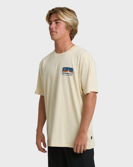 Billabong Range Adiv Premium Tee-Oatmeal