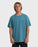Billabong Make Tracks Adiv Premium Tee-Vintage Blue