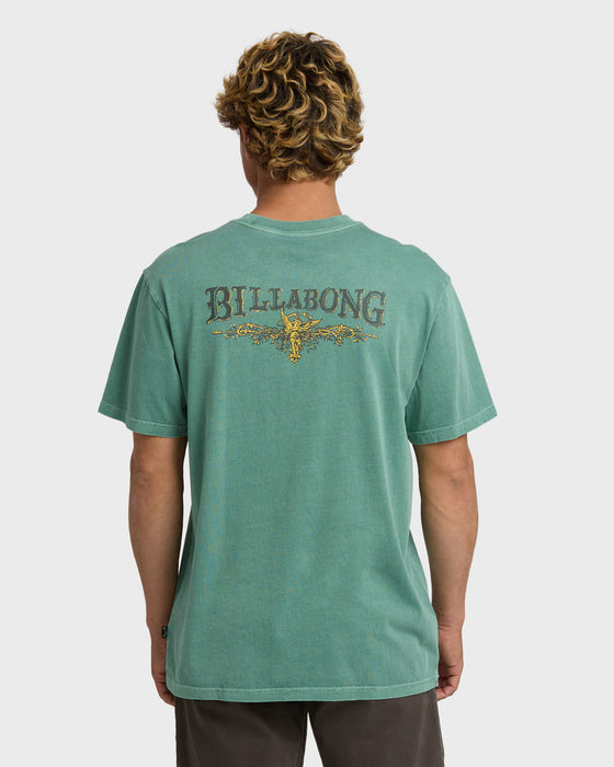 Billabong Pure Intentions WW Premium Tee-Sea Green