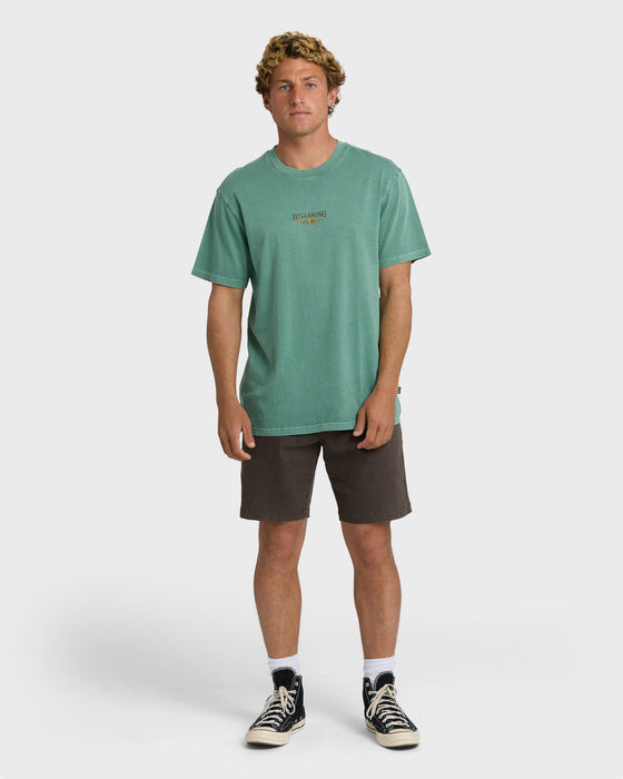 Billabong Pure Intentions WW Premium Tee-Sea Green
