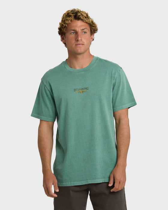 Billabong Pure Intentions WW Premium Tee-Sea Green