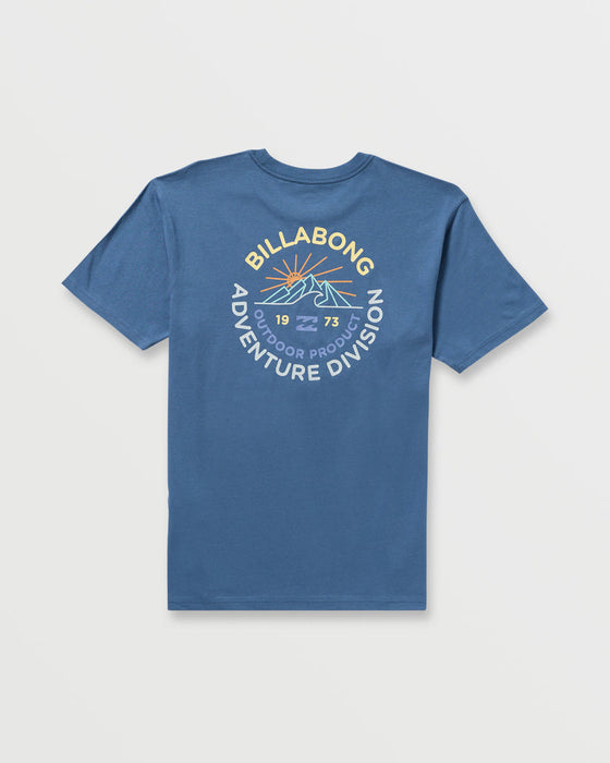 Billabong Rockies Adiv Tee-Deep Blue