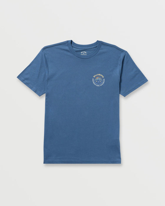 Billabong Rockies Adiv Tee-Deep Blue