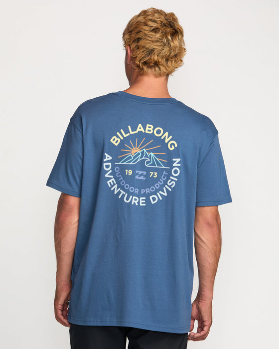 Billabong Rockies Adiv Tee-Deep Blue