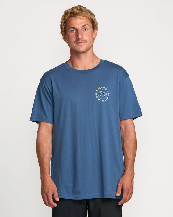Billabong Rockies Adiv Tee-Deep Blue