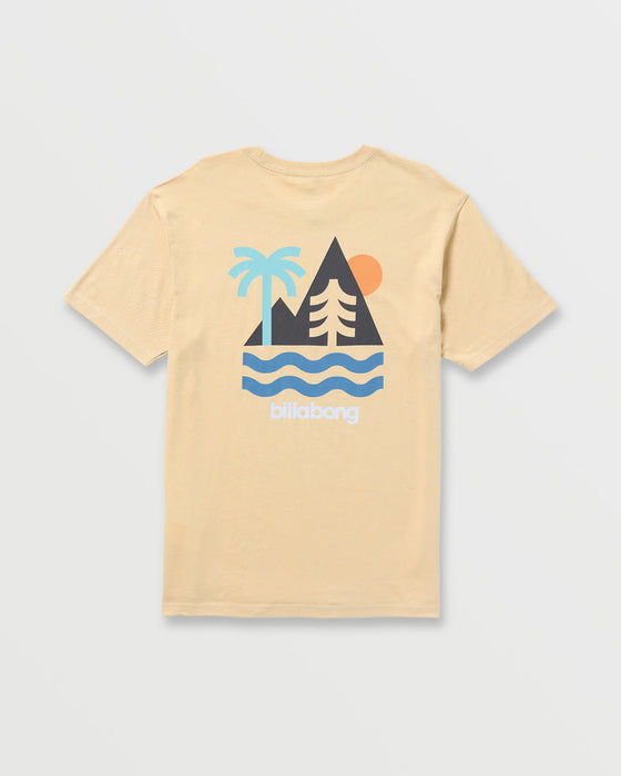 Billabong Sundown Adiv Tee-Desert