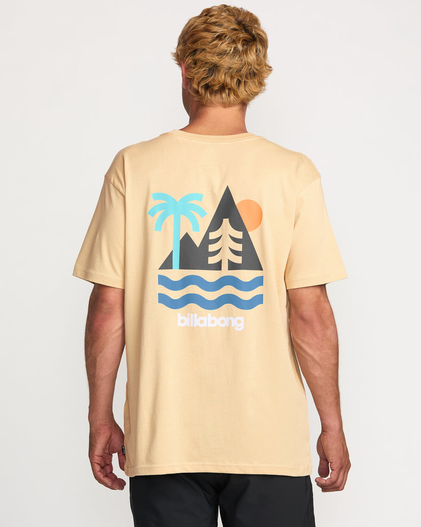 Billabong Sundown Adiv Tee-Desert