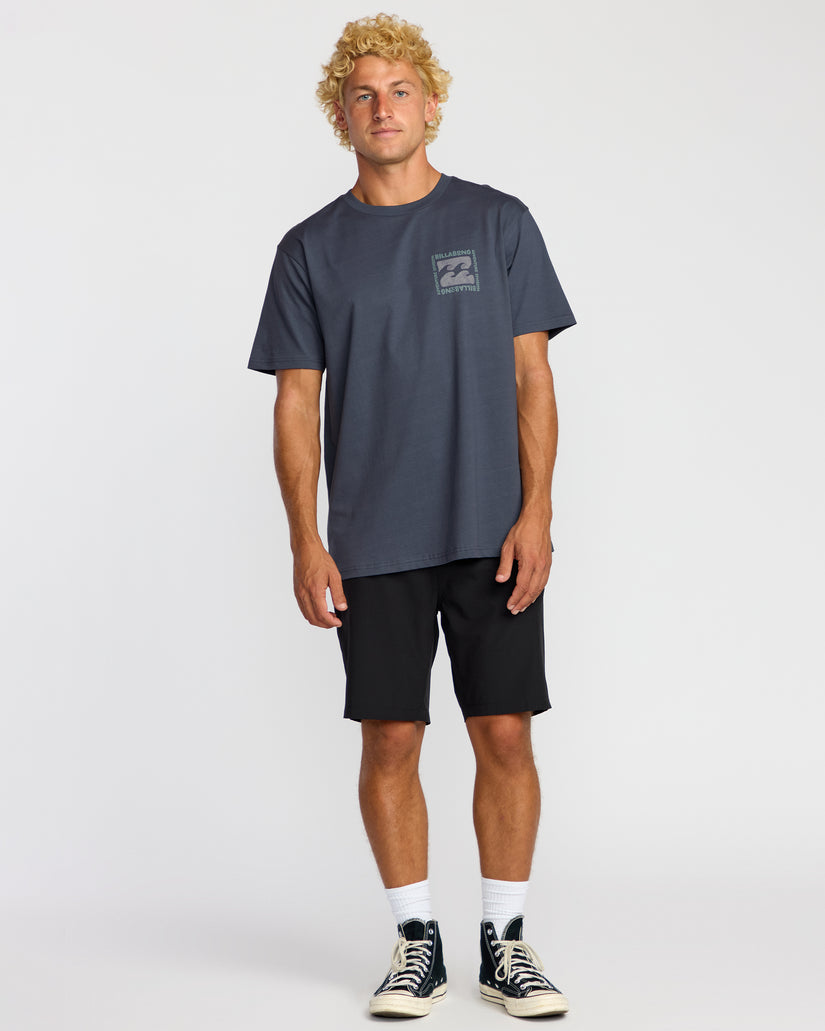 Billabong Trail Adiv Tee-Midnight Blue