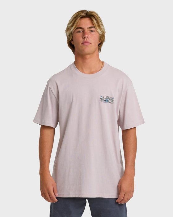 Billabong Heritage Arch Premium Tee-Dusty Purple