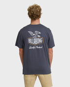 Billabong Roadie Premium Tee-Graystone