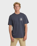 Billabong Roadie Premium Tee-Graystone