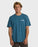 Billabong Single Fin Premium Tee-Real Teal