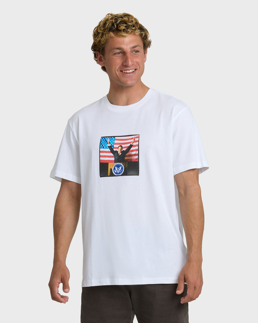 Billabong A.I. 4 Pres Premium Tee-White