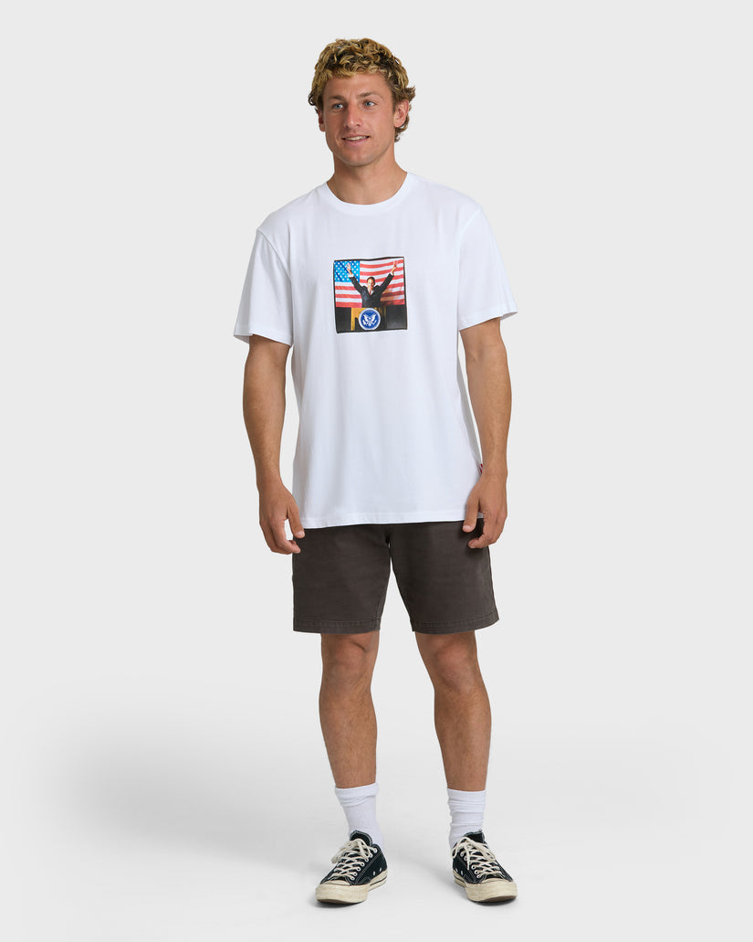 Billabong A.I. 4 Pres Premium Tee-White