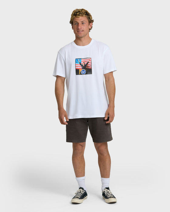 Billabong A.I. 4 Pres Premium Tee-White