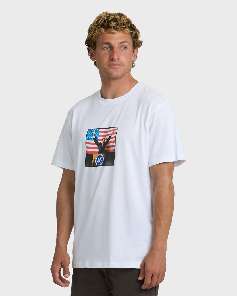 Billabong A.I. 4 Pres Premium Tee-White