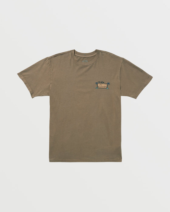 Billabong No Vacancy Premium Tee-Brown