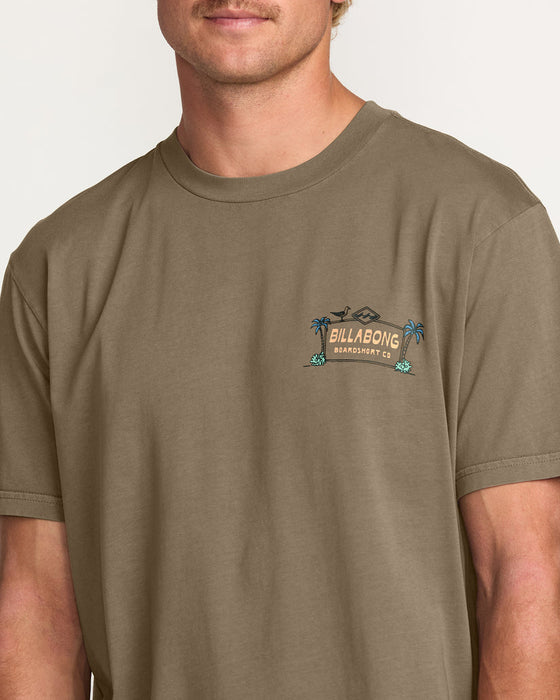Billabong No Vacancy Premium Tee-Brown