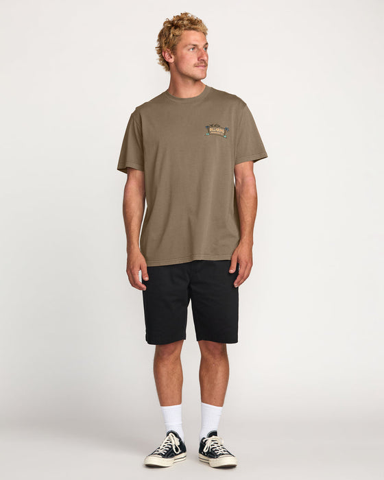 Billabong No Vacancy Premium Tee-Brown