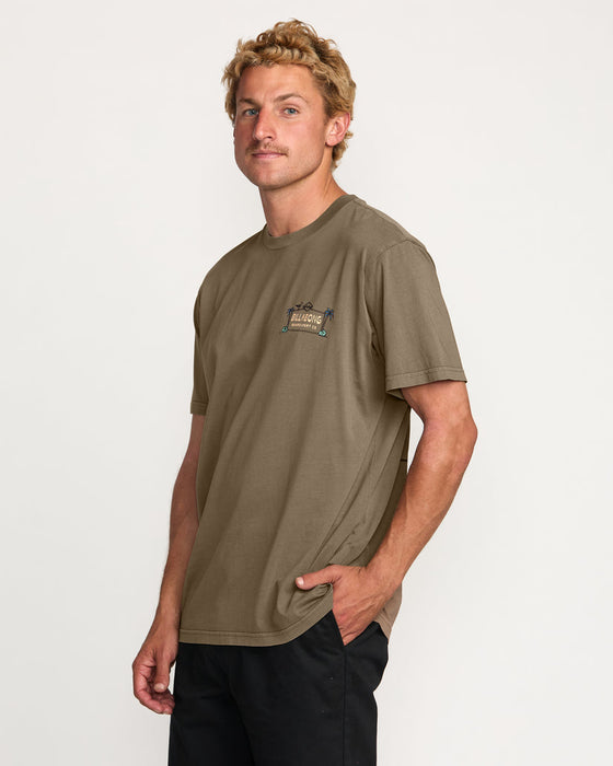 Billabong No Vacancy Premium Tee-Brown
