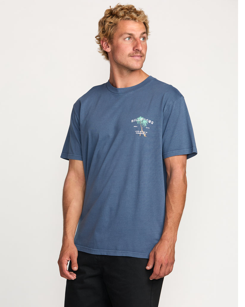 Billabong Better Premium Tee-Deep Blue
