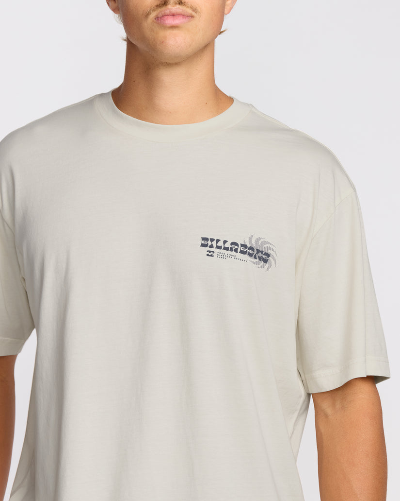 Billabong Single Fin Premium Tee-Off White