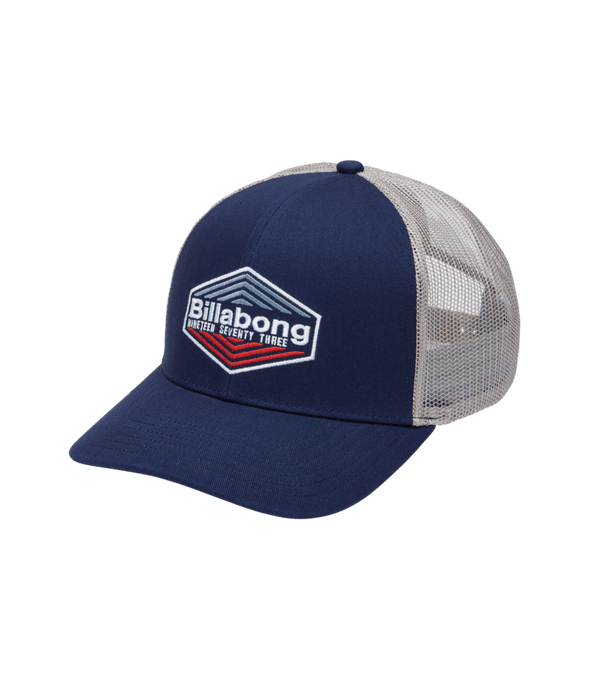 Billabong Walled Trucker Hat-Dark Navy