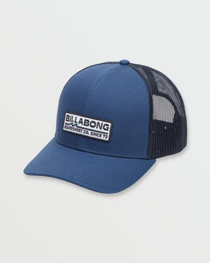 Billabong Walled Trucker Hat-Deep Blue