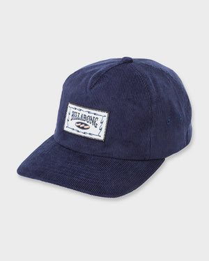 Billabong Heritage Strapback Hat-Steel Blue