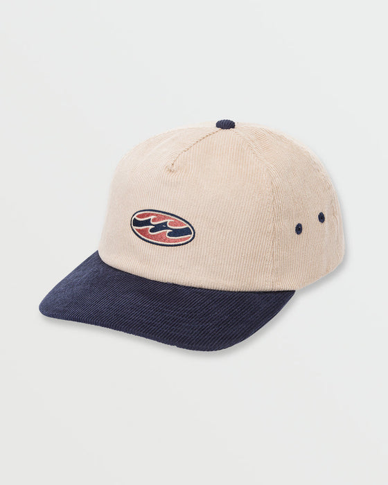 Billabong Heritage Strapback Hat-Navy/Khaki