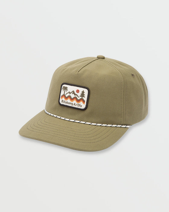 Billabong Adiv Strapback Hat-Military
