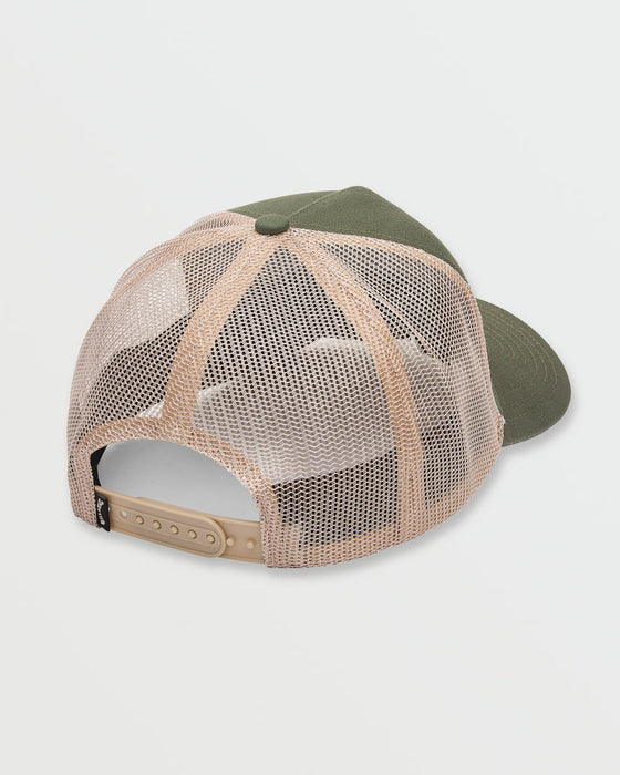 Billabong Bad Dog Trucker Hat-Military