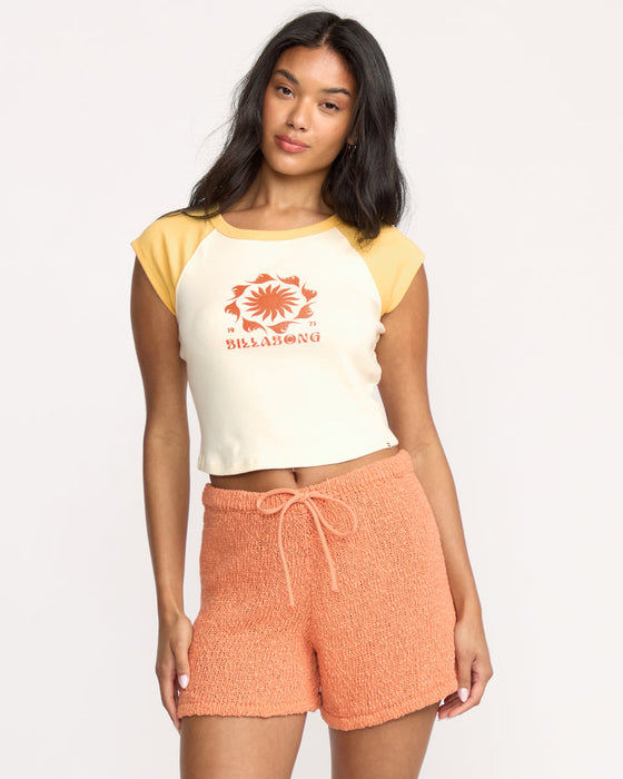 Billabong Beach Club Babe Tee-Butter