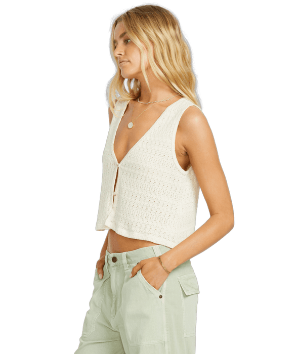 Billabong Needed Knit Tank-Whitecap