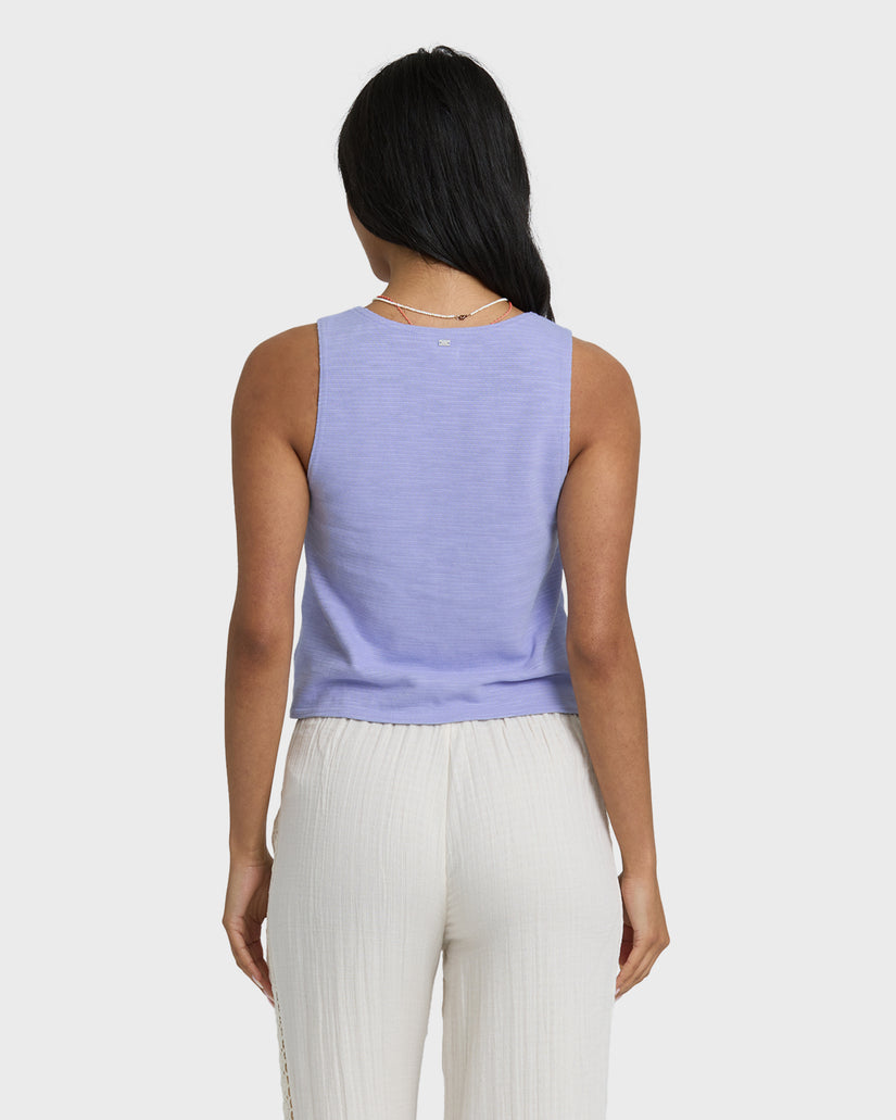Billabong Veda Knit Tank-Twilight Blue