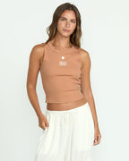 Billabong Fun Times Tank-Rose Brown