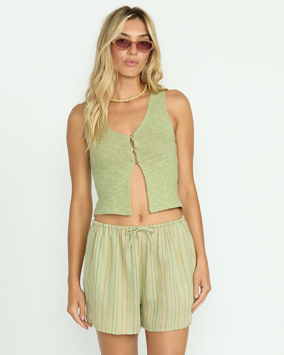 Billabong Bren Knit Tank-Pistachio
