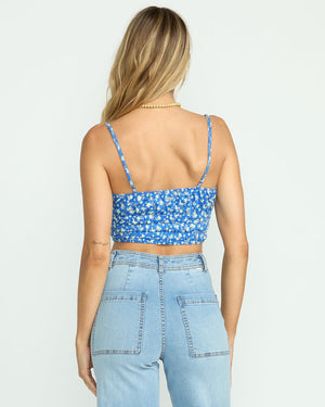 Billabong May Knit Tank-True Blue